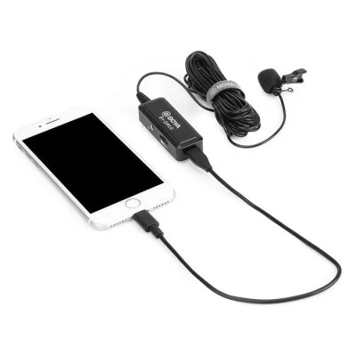 BOYA Lavalier Microphone For Ios And Pc - Black
